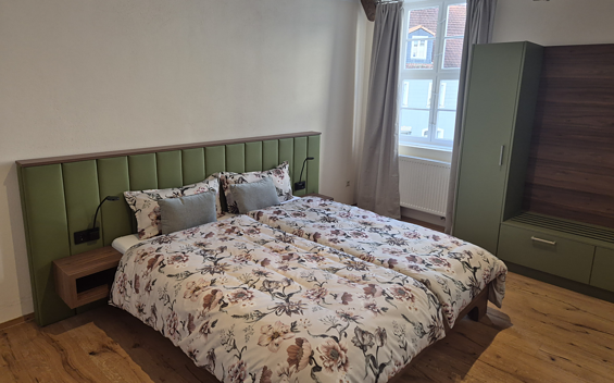Schlafzimmer, Foto: Mike Laskewitz, Lizenz: Wirtschaftsfördergesellschaft Prignitz mbH