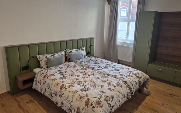 Schlafzimmer, Foto: Mike Laskewitz, Lizenz: Wirtschaftsfördergesellschaft Prignitz mbH