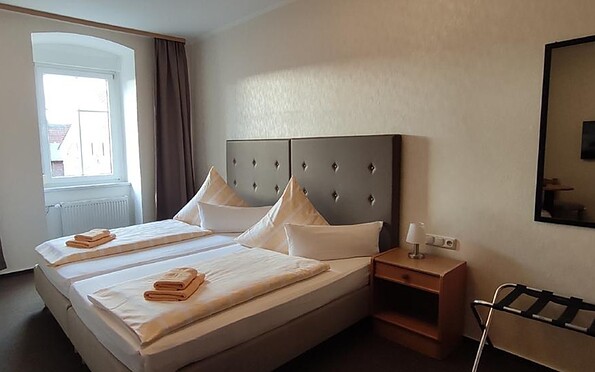 Hotel Altstadtquartier, Zimmerbeispiel, Foto: Wolf Mieczkwoski, Lizenz: Wolf Mieczkwoski