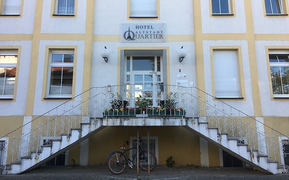 Hotel Altstadtquartier, entrance, Foto: Anja Warning