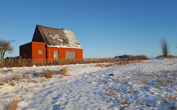 Haus am Krummen See im Winter, Foto: Martin Krassuski, Lizenz: Bettina und Martin Krassuski GbR