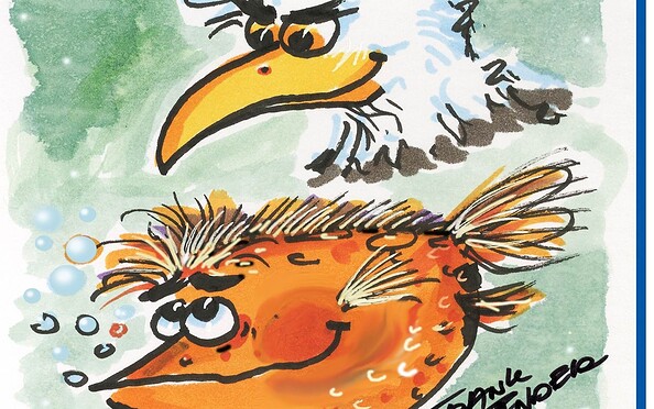 Logo Adler trifft Zander, Foto: Frank Zander, Lizenz: Seenland Oder-Spree