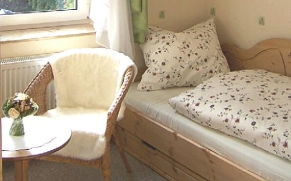 Pension Im Forsthaus, Schlafzimmer, Foto: Anja Beutel