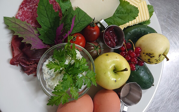 Breakfast plate, Foto: Bert Gerlach, Lizenz: Herberge Pension Groß Fredenwalde
