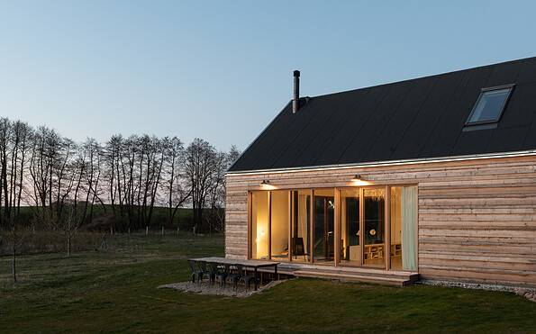 Outside view, Rosenhaus Pinnow, Foto: Tobias Meixner