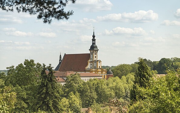 Blick auf das Kloster in Neuzelle, Foto: Steffen Lehmann, Lizenz: TMB-Fotoarchiv