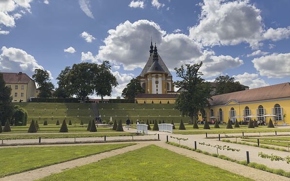 Klostergarten Neuzelle, Foto: Steffen Lehmann, Lizenz: TMB Fotoarchiv