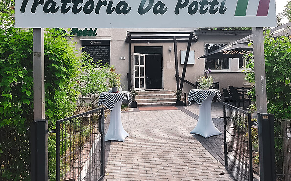 Eingang Trattoria da Potti, Foto: Trattoria da Potti, Lizenz: Trattoria da Potti
