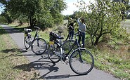 Stopover on the Oderbruch Railway Cycle Route, Foto: Steffen Lelewel, Lizenz: Seenland Oder-Spree