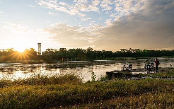 Stopover on the Oderbruch Railway Cycle Route, Foto: Florian Läufer, Lizenz: Seenland Oder-Spree