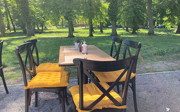 Passione - Terrasse, Foto: Juliane Frank, Lizenz: Tourismusverband Dahme-Seenland e.V.