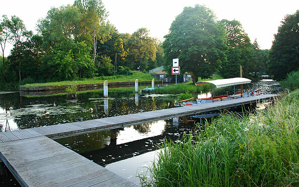 Anleger Schleuse Ragöse, Foto: Christin Drühl