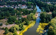 Luftbild Schleuse Leesenbrück, Foto: drohnenblick.com