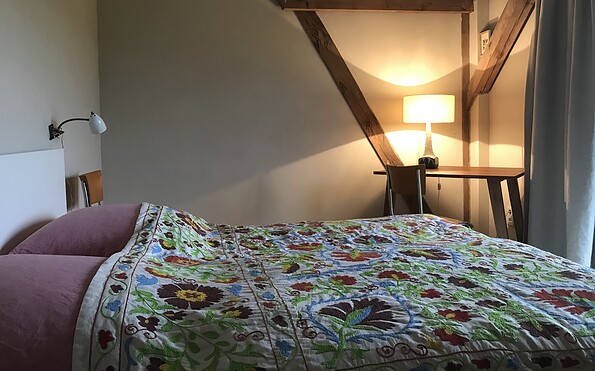 Schlafzimmer Haupthaus, Foto: Anet Hoppe, Lizenz: TMU GmbH