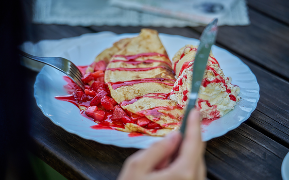 Leckere Hefeplinse, Foto: Ron Petraß, Lizenz: Bootshaus am Leineweber