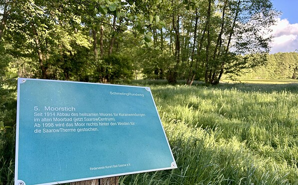 Informationsschild, Foto: Tourismusverein Scharmützelsee e.V.