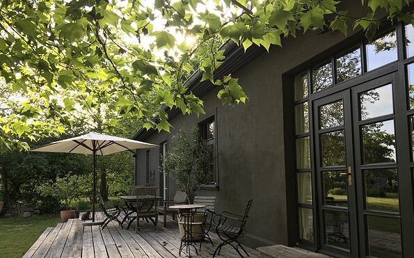 Landhaus am See, Terrasse, Foto: Andrea Ribbers