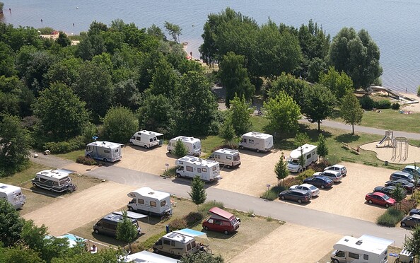 Wohnmobilstellplatz Buchwalde © Mario Hambsch, Foto: Mario Hambsch, Lizenz: Zweckverband Lausitzer Seenland Brandenburg