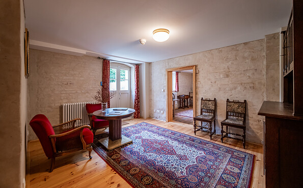 Gutshaus Lietzow Wohnraum, Foto: Schob Hotel &amp; Gastro GmbH, Lizenz: Schob Hotel &amp; Gastro GmbH