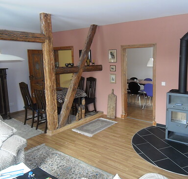 Wohnraum im Erdgeschoss, Foto: K. Lehmann