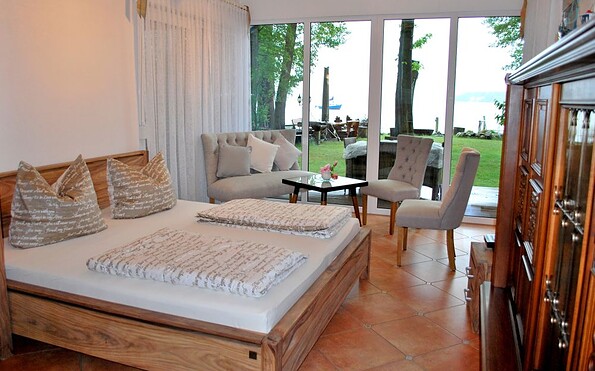 sleeping area, Foto: Frankes Ferienhäuschen am Scharmützelsee