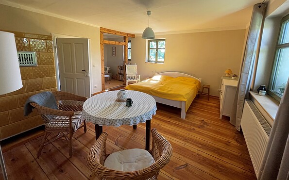 Ferienwohnung "Landidyll" Schlafzimmer, Foto: Andrea Frick, Lizenz: Andrea Frick