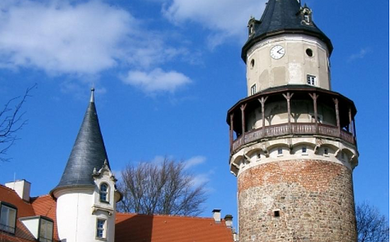 Der Turm von Schloss Wiesenburg, Foto: Wieck, Lizenz: TMB-Fotoarchiv