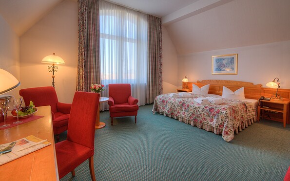 Standard double room in castle