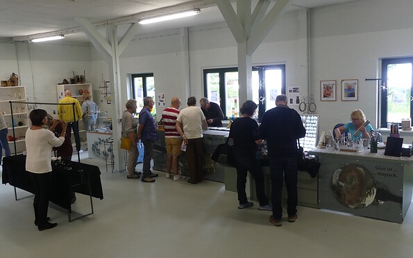 Glaswerkstatt, Foto: FV Grimnitzer Glashütten e.V., Lizenz: FV Grimnitzer Glashütten e.V.