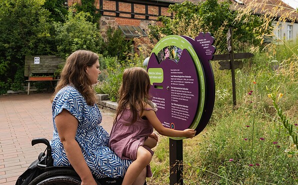 Erlebnisstation im "Garten der Sinne", Foto: Steffen Lehmann, Lizenz: TMB-Fotoarchiv