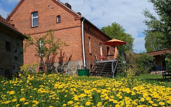 Meadow in front of the building, Foto: Sylvia Kort, Lizenz: Sylvia Kort