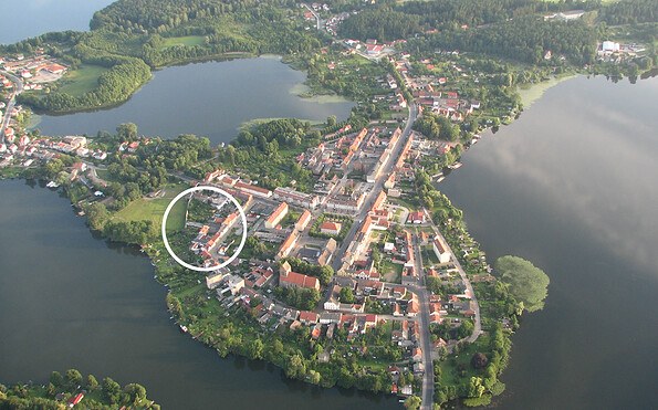 Luftbild, Lychen mit Wiekhaus