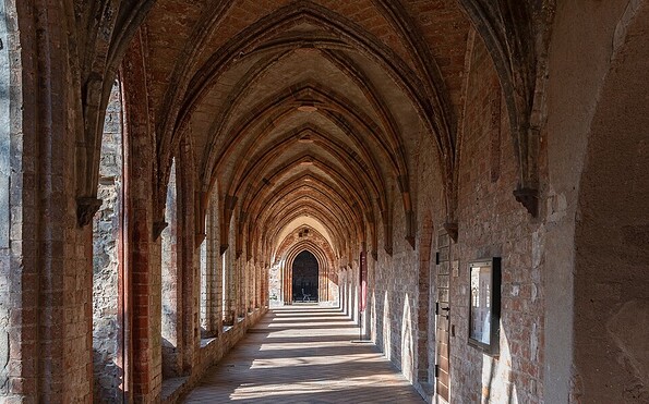 Kreuzgang im Kloster Chorin, Foto: Thomas Vossbeck, Lizenz: Eigenbetrieb Kloster Chorin