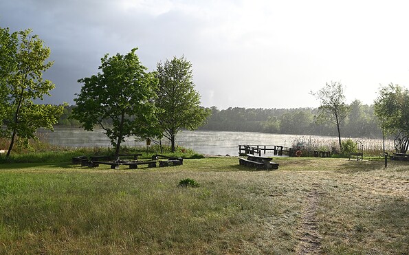 Lagerfeuer und Grillplatz, Foto: Annina Bode, Lizenz: Mittelelbe Tourismus GmbH