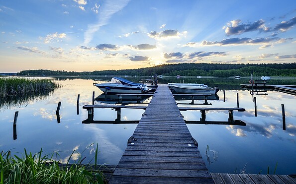 Pier on lake Lychensee, Foto: Cathrin Bach, Lizenz: Brennickenswerder GmbH u. Co.KG