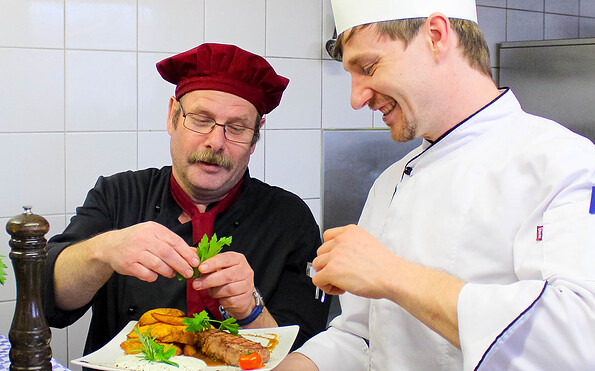 The kitchen team, Foto: Juliane Kummerow, Lizenz: Ferienpark Templin GmbH &amp; Co. KG