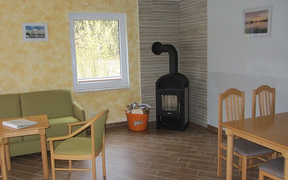 Ferienhaus Typ 1 Wohnzimmer, Foto: Norbert Leichnitz, Lizenz: Norbert Leichnitz