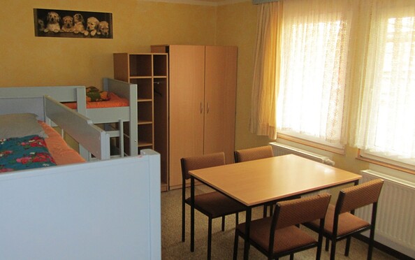 Gruppenhaus Mehrbettzimmer, Foto: Norbert Leichnitz, Lizenz: Norbert Leichnitz