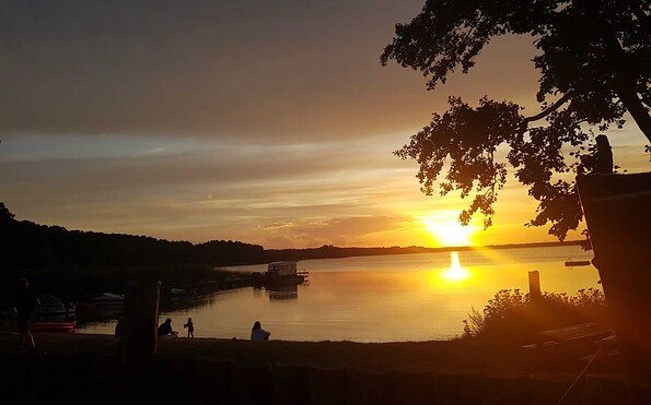Lake Stolpsee in the evening, Foto: Antje Schreckenbach
