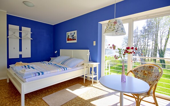 Bedroom on the upper floor, Foto: Marion Weber, Lizenz: Marion Weber