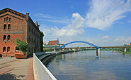 view od the Stadtbrücke Frankfurt (Oder) - city bridge, Foto: terra press Berlin