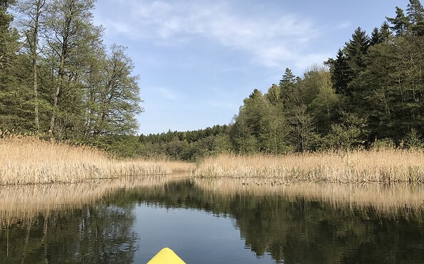 Kanutour an der Kolbatzer Mühle, Foto: Anet Hoppe, Lizenz: TMU GmbH