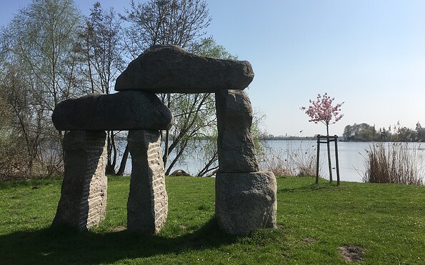 Skulpturen am Mündesee, Foto: Anja Warning, Lizenz: TMU GmbH