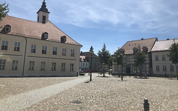 Marktplatz Angermünde, Foto: Anet Hoppe, Lizenz: TMU GmbH