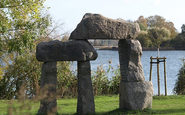 Skulpturen am Mündesee, Foto: Johanna Henschel, Lizenz: Tourismusverein Angermünde e.V.