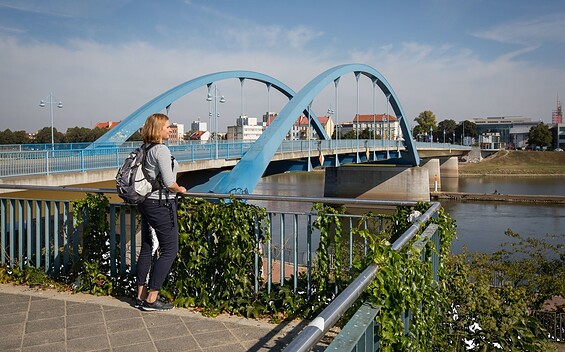city bridge between Frankfurt (Oder) and Slubice, Foto: Florian Läufer, Lizenz: Seenland Oder-Spree