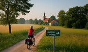 Radweg Lausitzer Landweg, Foto: Stephanie Mai, Lizenz: Stephanie Mai