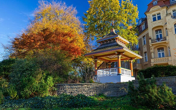 Japanisches Teehäuschen in der Altstadt von Cottbus, Foto: Andreas Franke, Lizenz: Andreas Franke