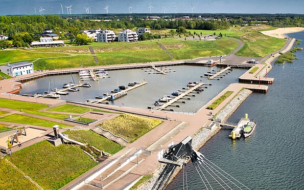 Stadthafen Großräschen, Foto: Luftaufnahmen Lausitz