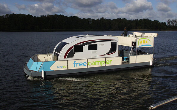 Bootsurlaub im eigenen Campingmobil, Foto: Stefan Schröder, Lizenz: freecamper boot &amp; camping GmbH